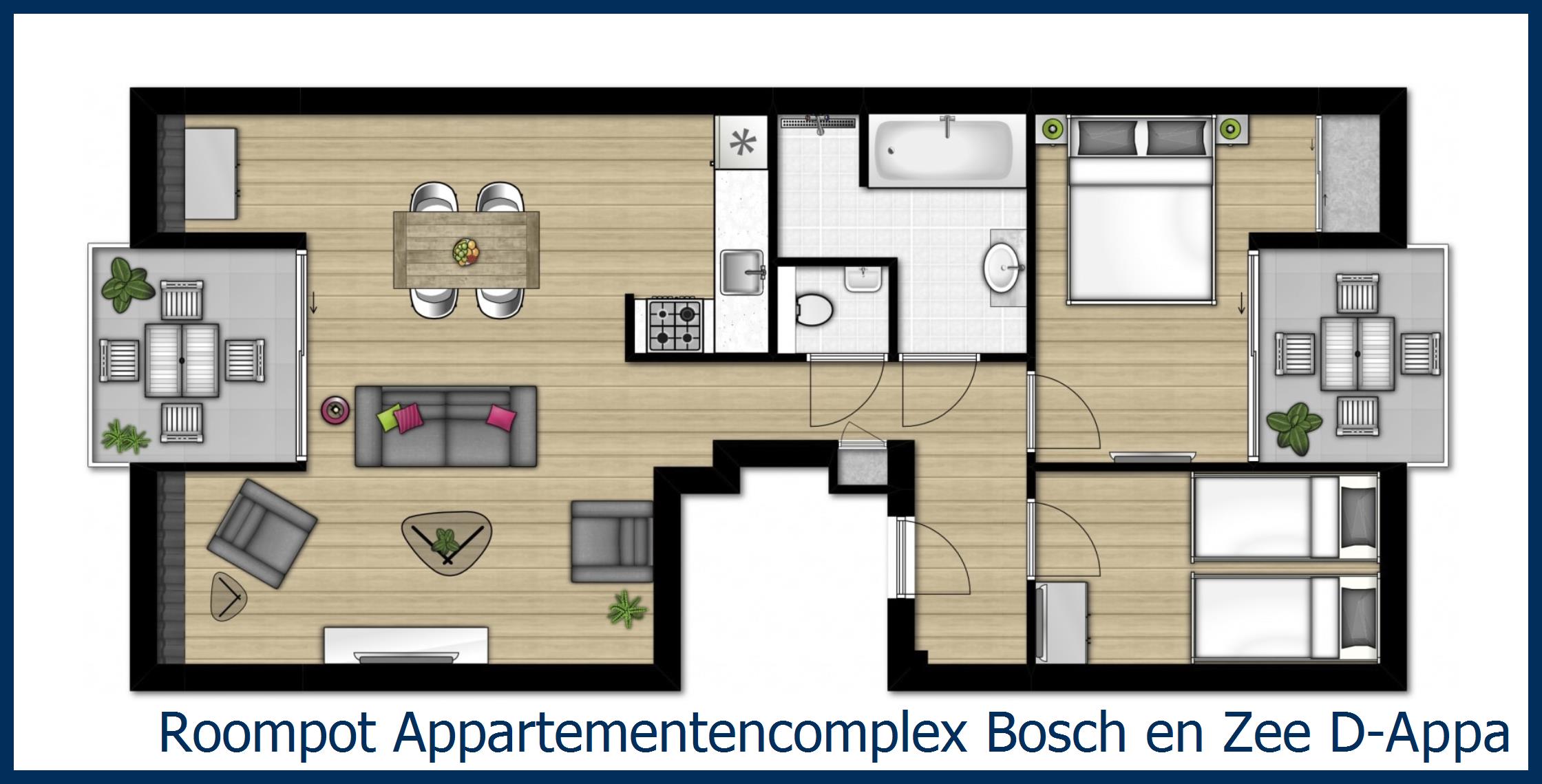 Appartement D--4 à Bosch en Zee