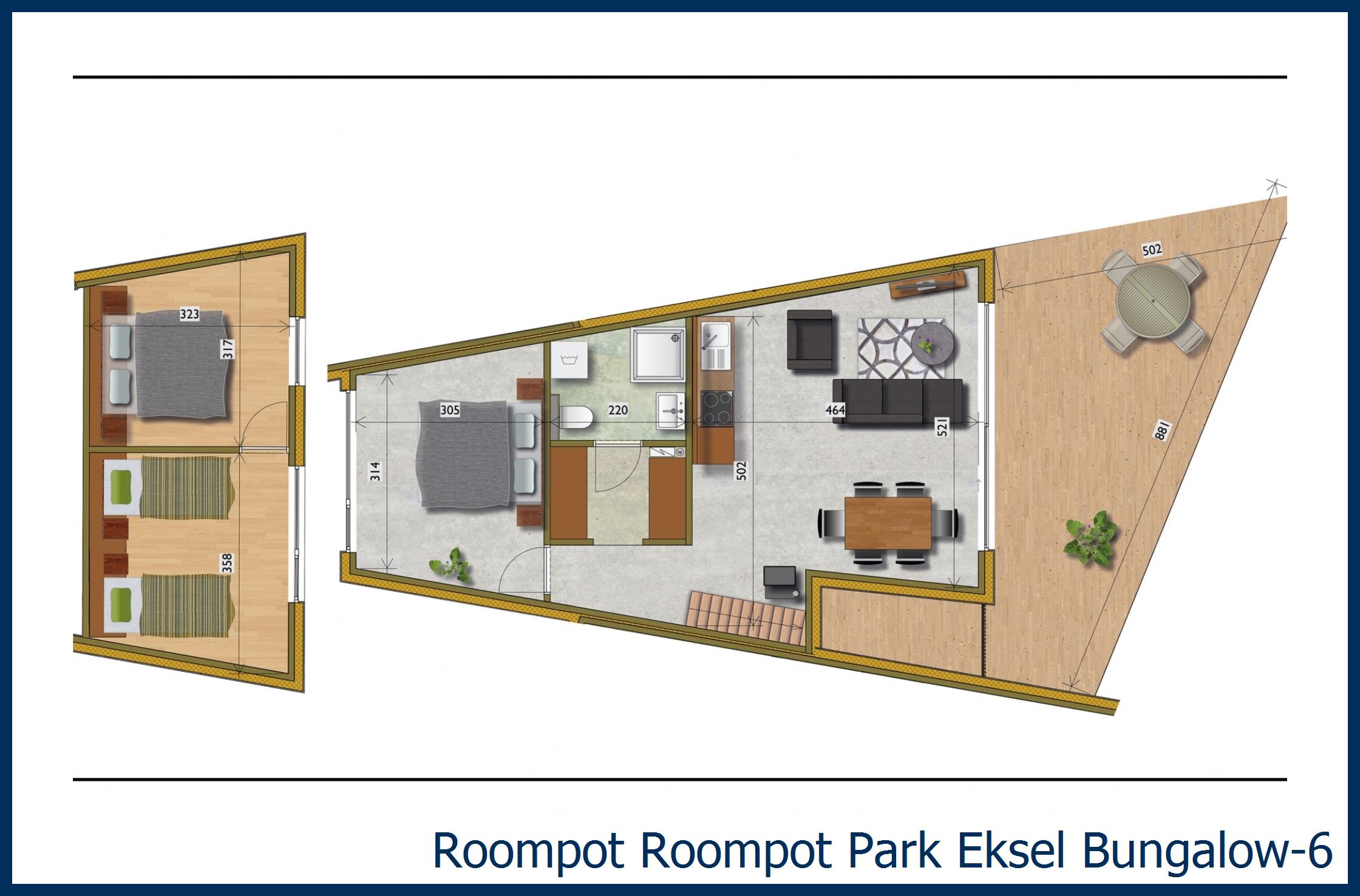 Bungalow 6 à Park Eksel