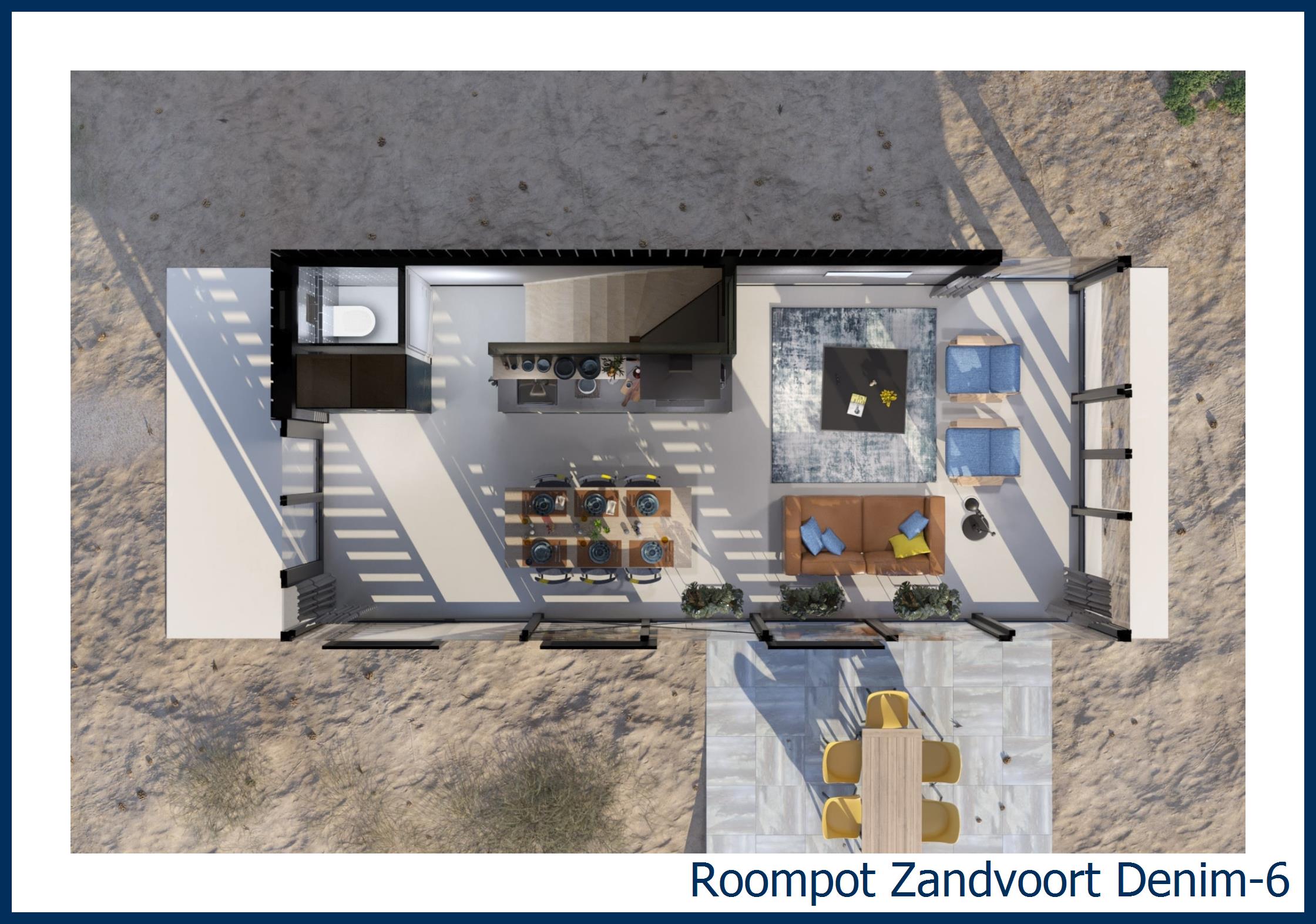 Pavillon Denim-6 à Zandvoort (oud)